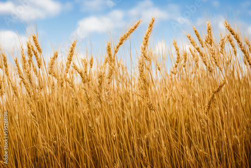 golden wheat field generative ai