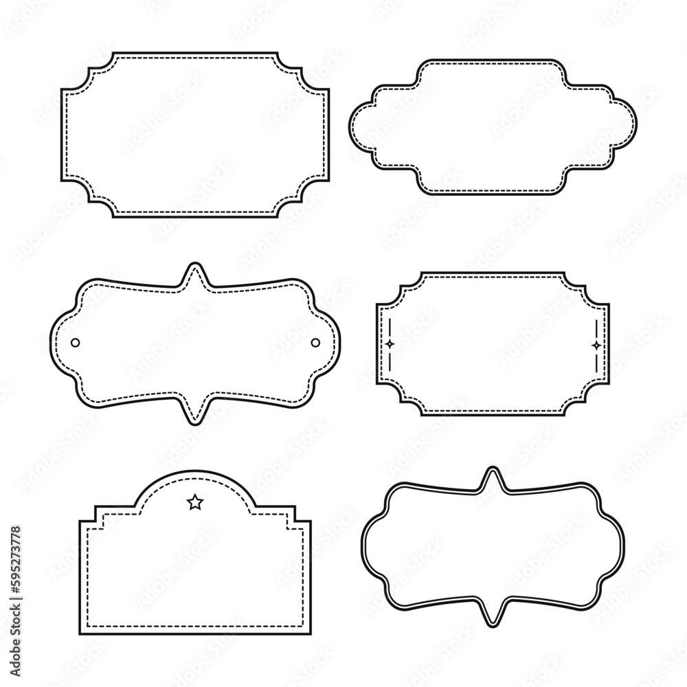 Fototapeta premium Vector. Icon.Frames.Frames.Signs.Set.On White Background.Classic.Advertising.Retro.Dividers.Vintage.Caligraphic.Signs.Web Design.Social Media.Printing for Textile.Infographics.Decor.Sale.Price.