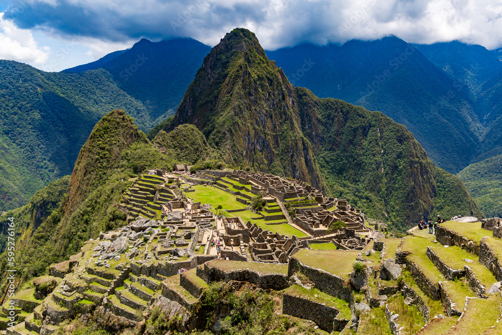 Machu Picchu, Peru. UNESCO World Heritage Site. One of the New Seven Wonders of the World.