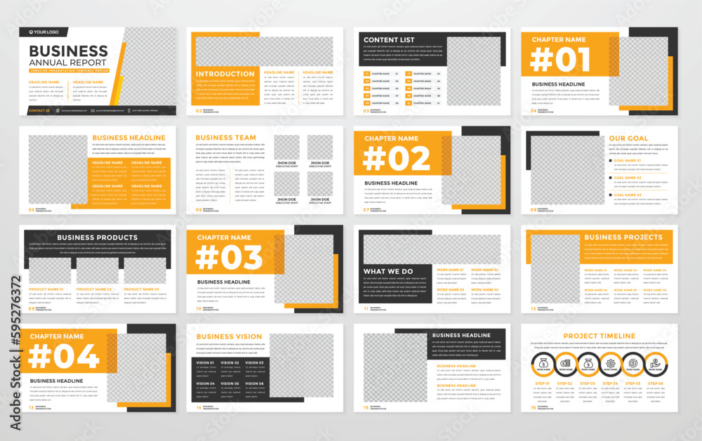 minimalist presentation template with modern concept and minimalist ...