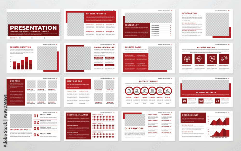 minimalist presentation template with modern concept and minimalist ...