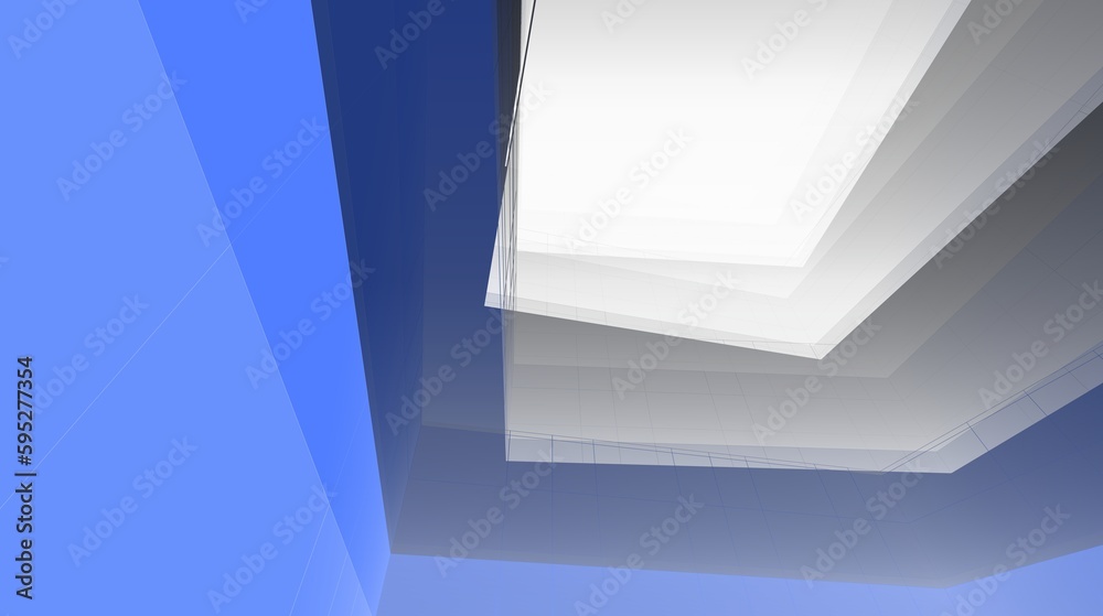 Abstract architecture background 3d illustration Abstract architecture background 3d illustration