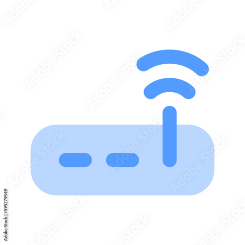 modem duotone icon