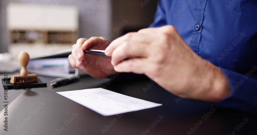 Remote Check Deposit Taking Photo Remote Check Deposit Taking Photo