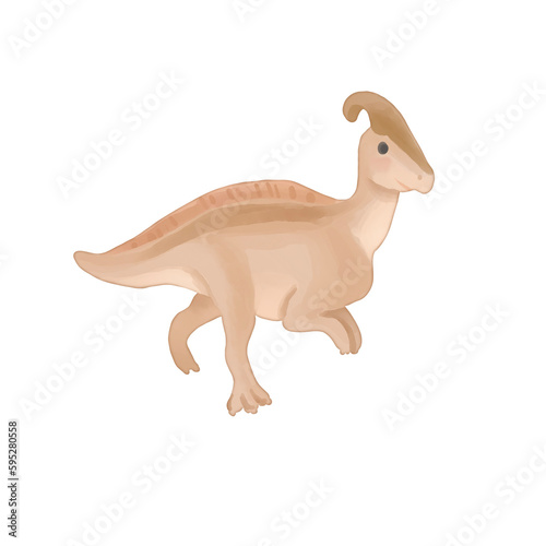 Dinosaur parasaurolophus