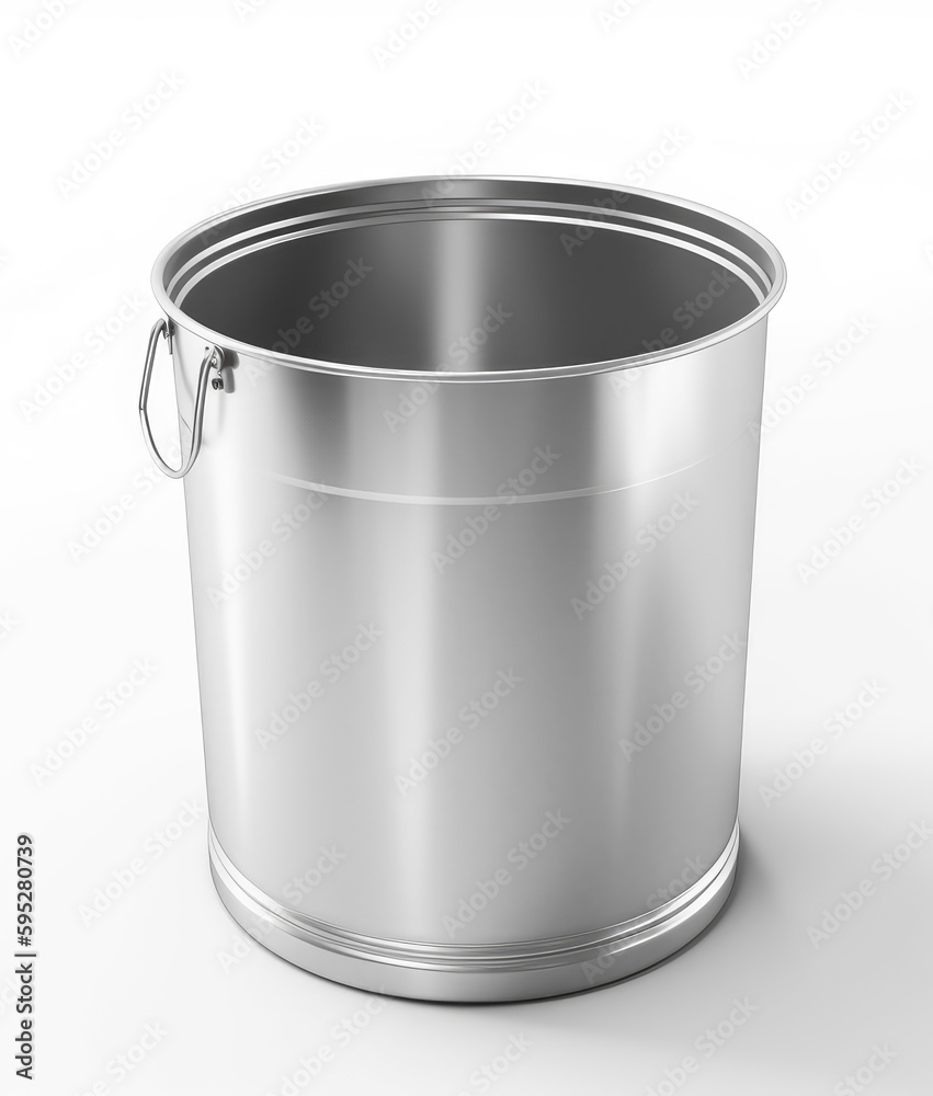 Garbage can isolated Garbage can isolated