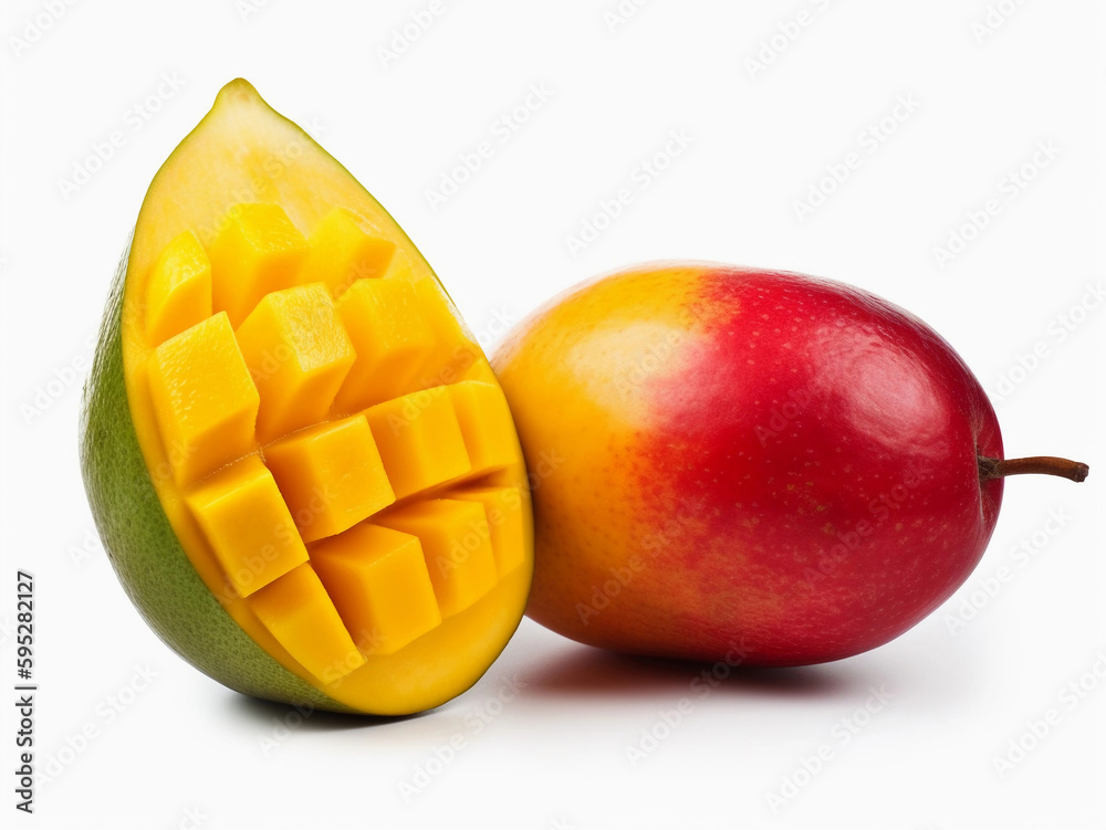 Mango Fruits on white Mango Fruits on white