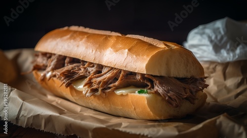 On the Go: French Dip Sandwich for Lunch