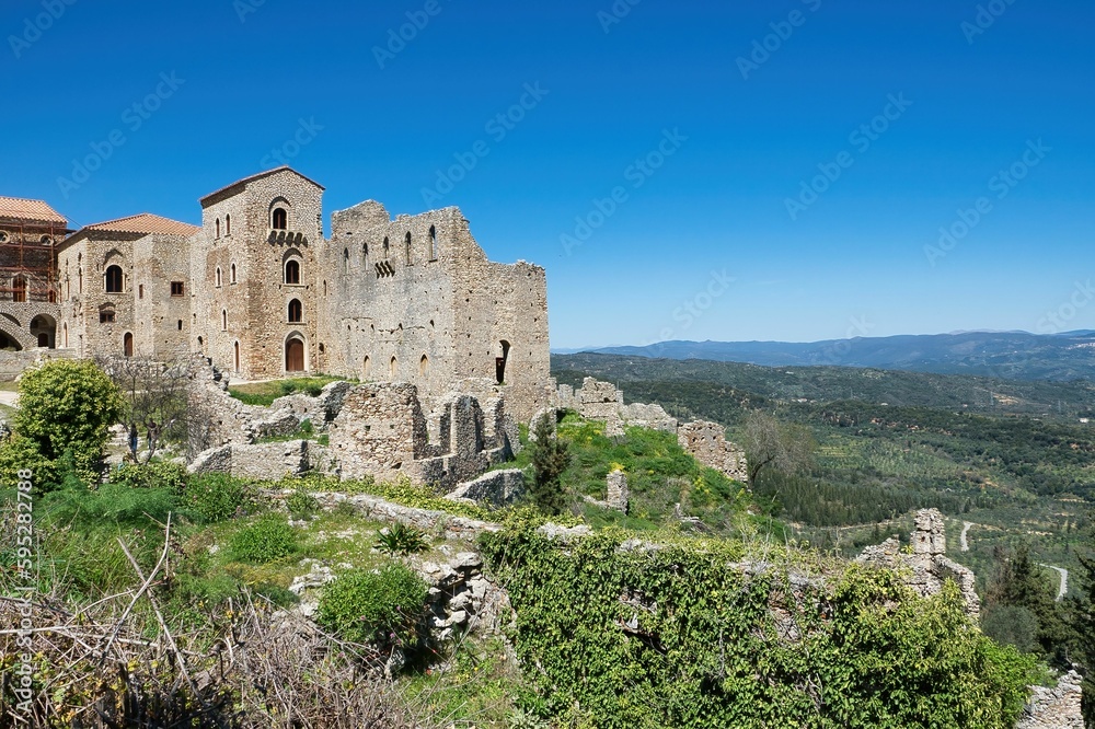 Byzantine castle state of Mystras, Greece
Medieval Art. Medieval architecture.