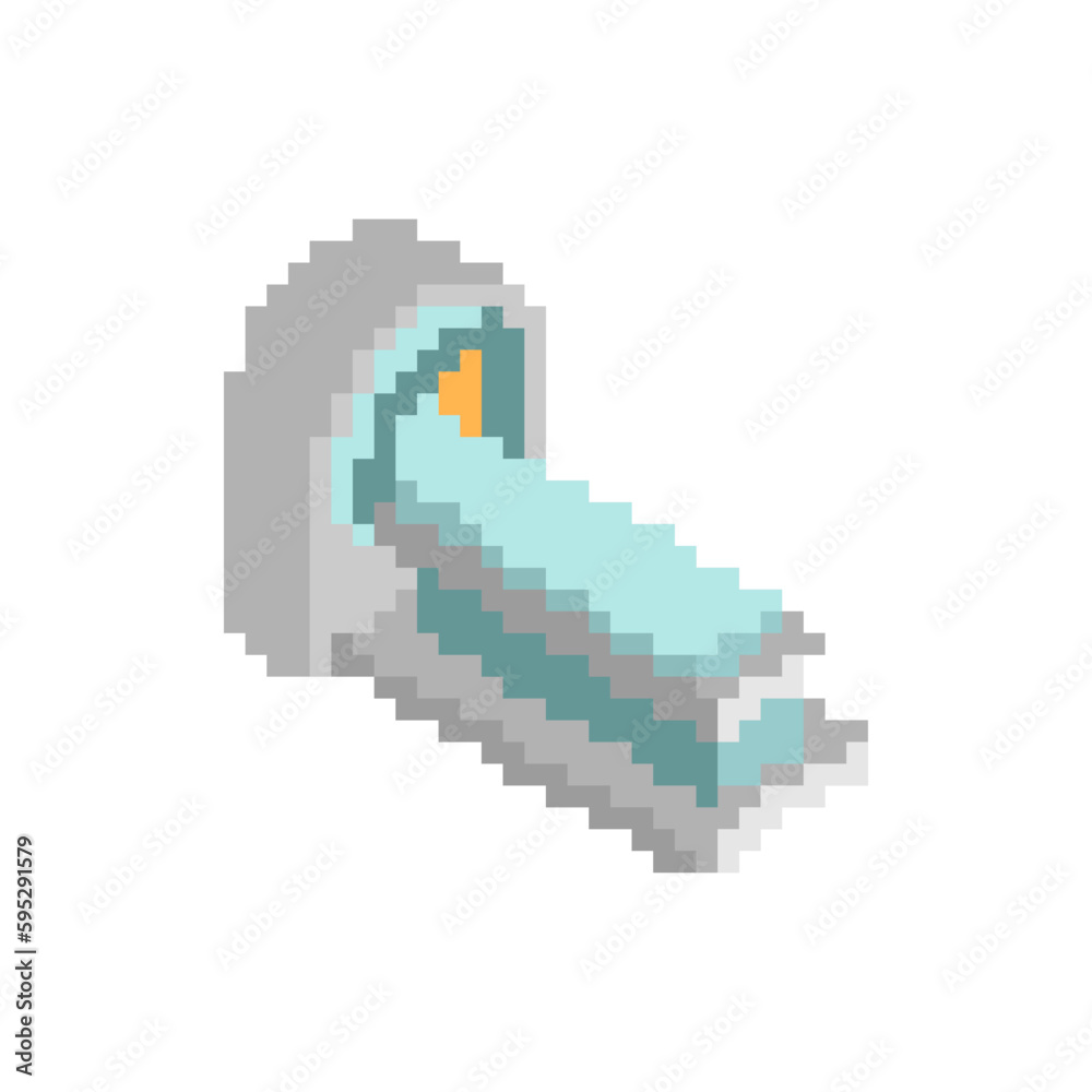 Magnetic Resonance Imaging pixel art. 8 bit MRI machine. pixelated Vector illustration Magnetic Resonance Imaging pixel art. 8 bit MRI machine. pixelated Vector illustration