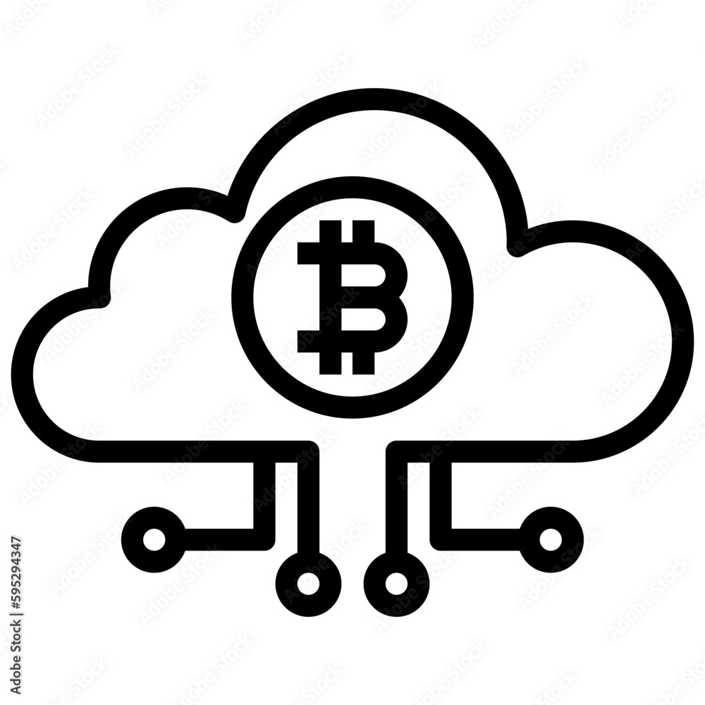 bitcoin line icon,linear,outline,graphic,illustration bitcoin line icon,linear,outline,graphic,illustration