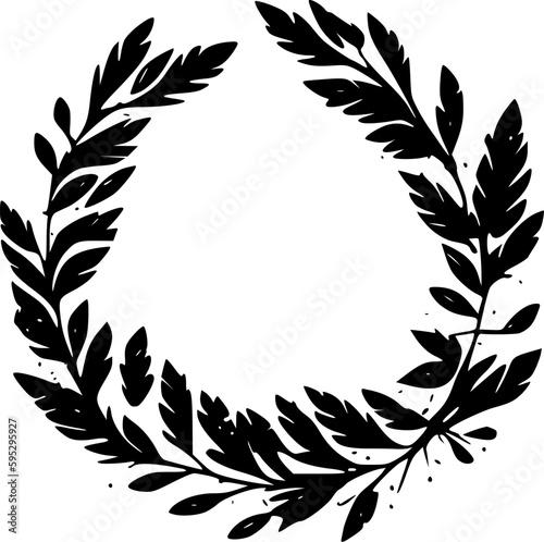 Wreath - High Quality Vector Logo - Vector illustration ideal for T-shirt graphic