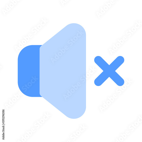 volume mute duotone icon