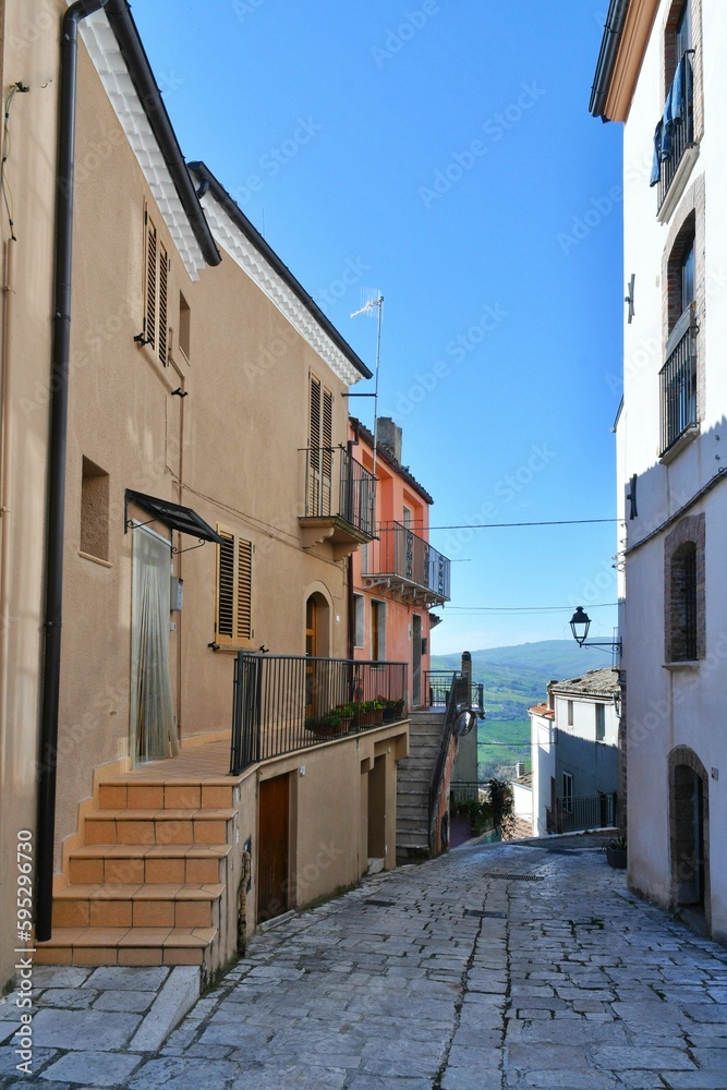 The Molise village of Civitacampomarano, Italy.