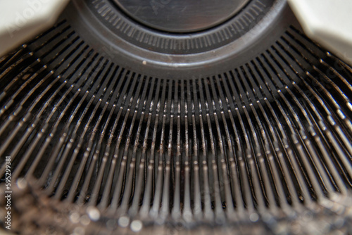 the part of the printing machine on which the letters and numbers are printed, Generative AI