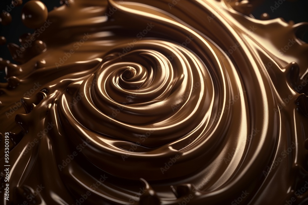Hot dark chocolate. Generate Ai Hot dark chocolate. Generate Ai
