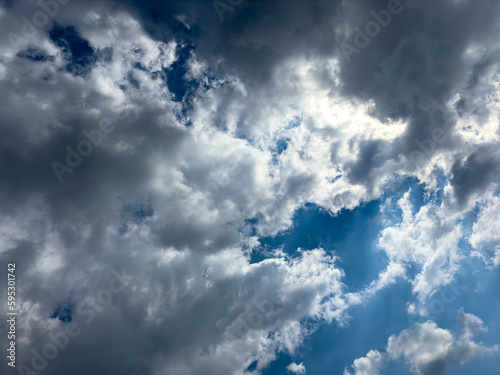 Cloud in the blue sky