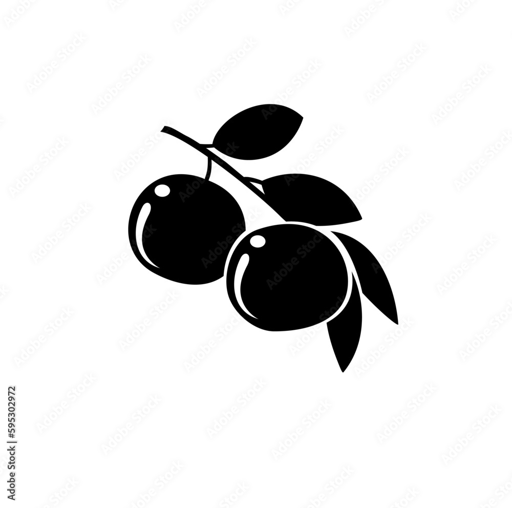 orange branch silhouette vector illustration orange branch silhouette vector illustration