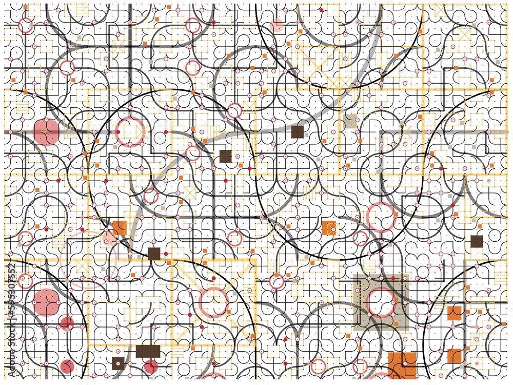 Obraz premium Geometric Pattern Style Background