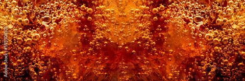 macro cola background,Background of cola with ice and bubbles. Side view background of refreshing cola flavored soda with carbonated with vintage tone,Thailand, Turkey - Middle East, Cola, Soda, Bubbl