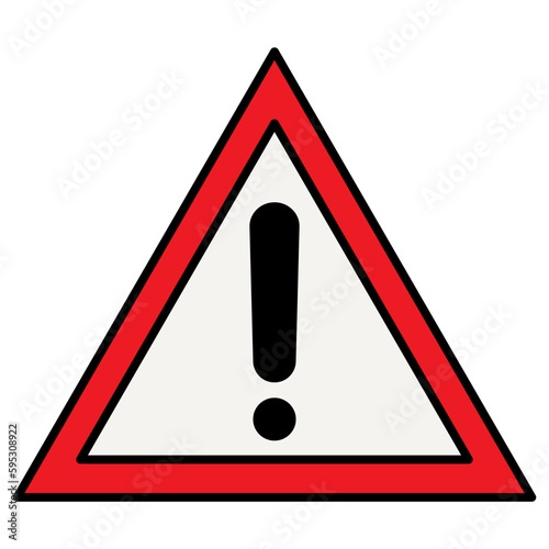 warning alert triangle sign