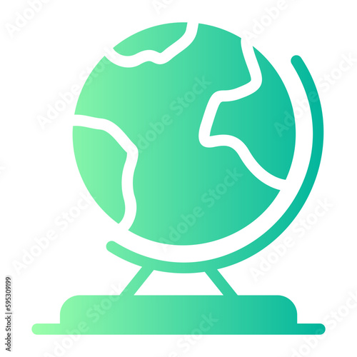 geography gradient icon