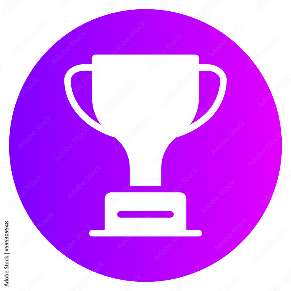 trophy gradient icon trophy gradient icon