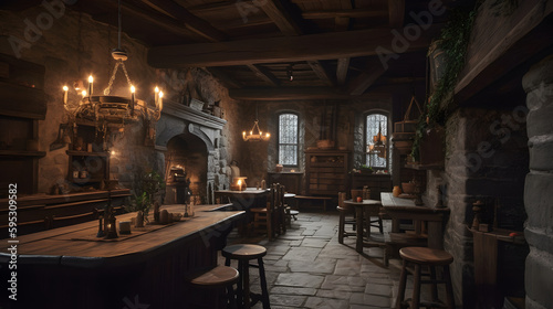 Beautiful Medieval Tavern © Stphane