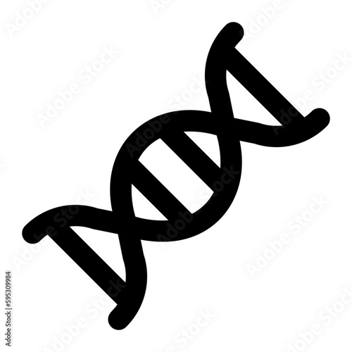 dna structure glyph icon