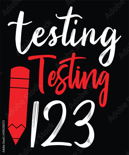  Testing Testing 123 svg