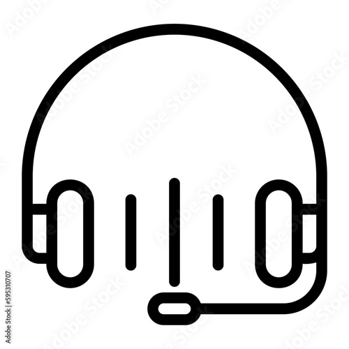 listening line icon