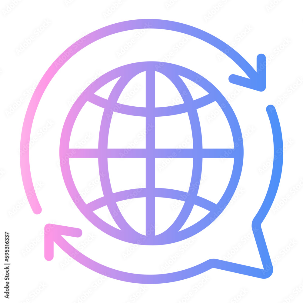 earth grid icon