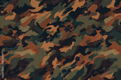 Soldier camo pattern design