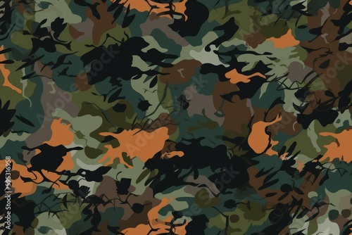 Soldier camo pattern design