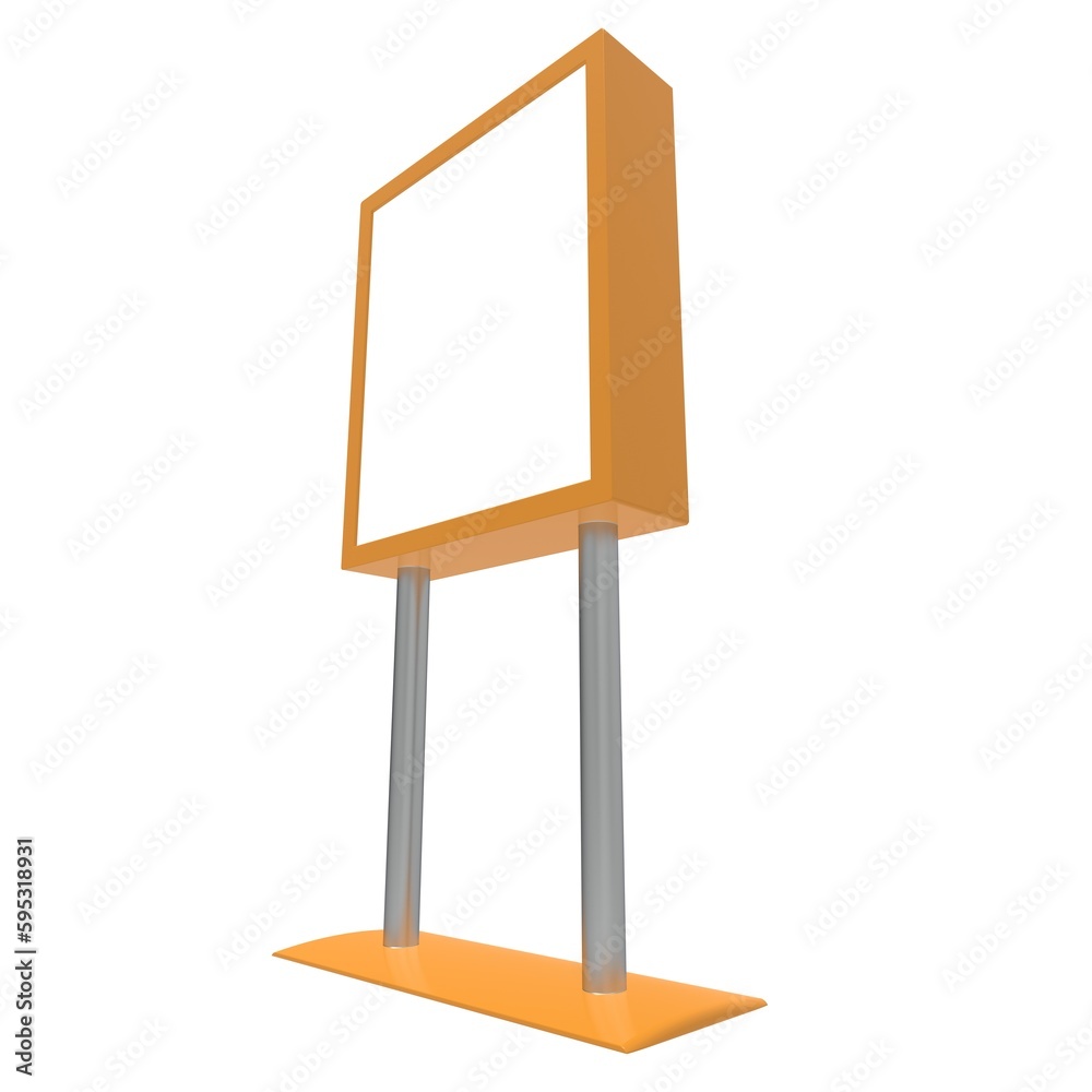 Isolated Blank blackboard for template mockup 3d illustration Isolated Blank blackboard for template mockup 3d illustration