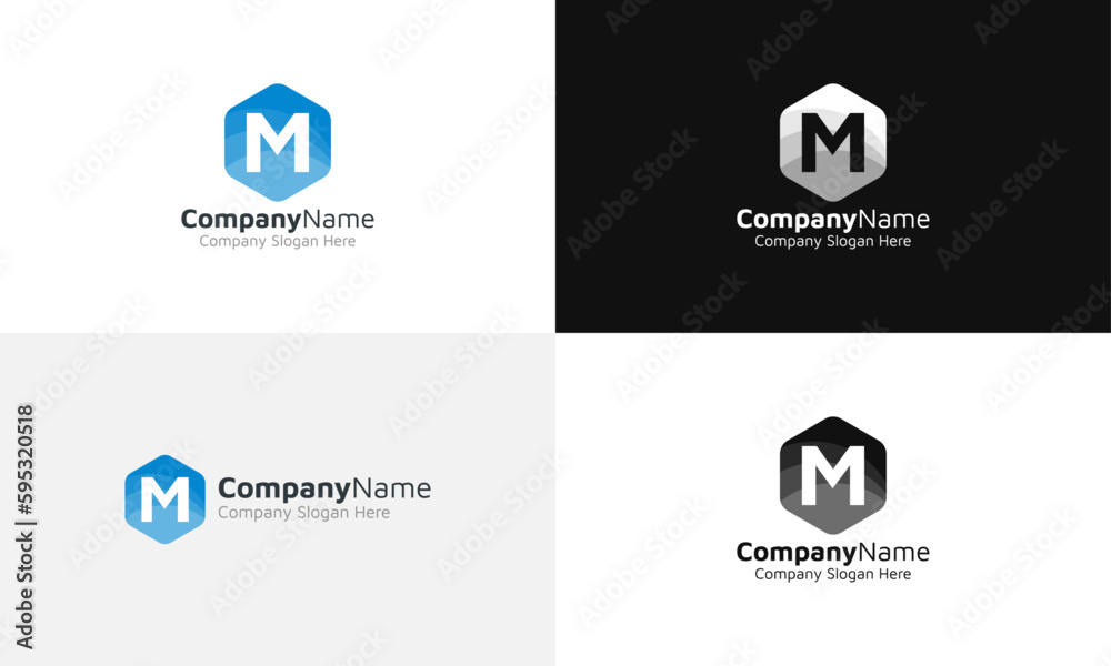 M Letter Logo M Letter Logo