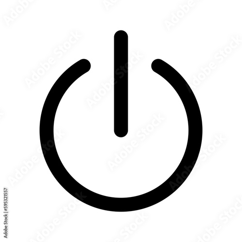 power off glyph icon