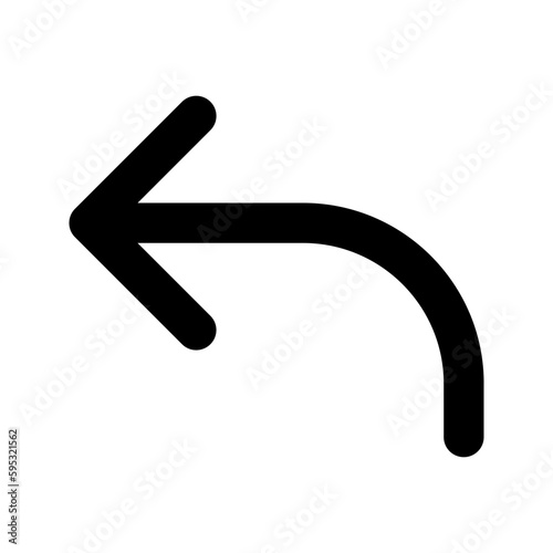 reply glyph icon