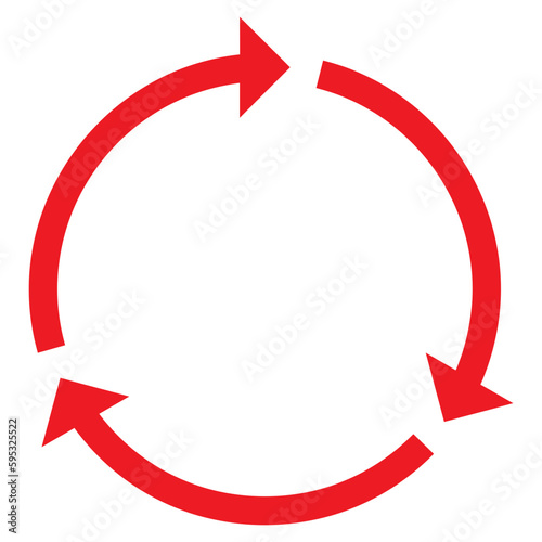 circle arrows. roundabout direction