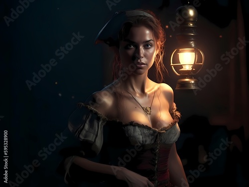 Female Pirate slave queen