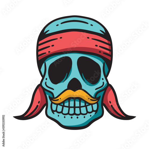 skuls vector illustration design