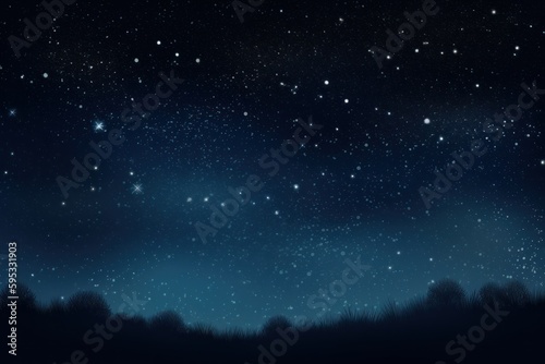 Night sky with stars 