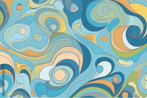 Water pattern design image