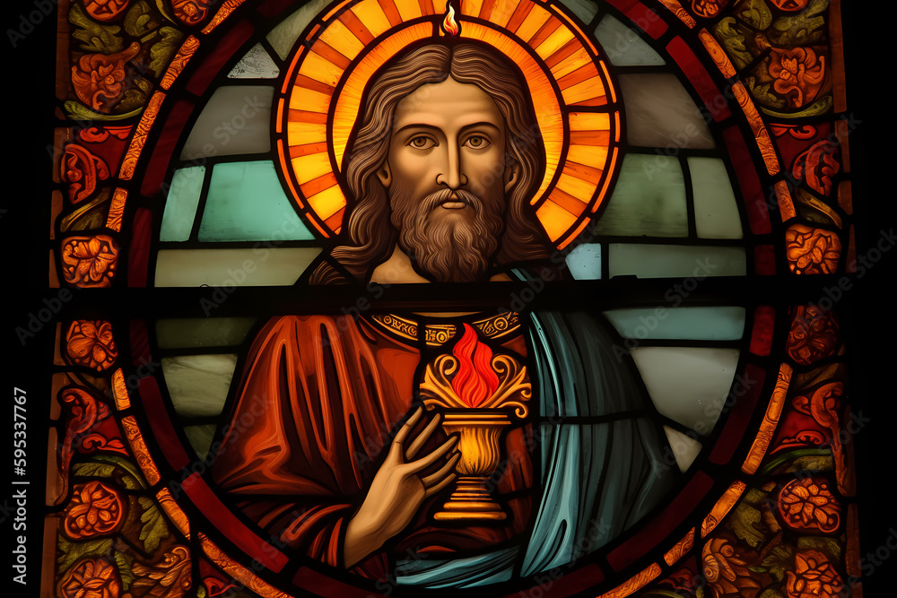 St. Jude, Patron Saint of Lost Causes. Generative ai. Illustration