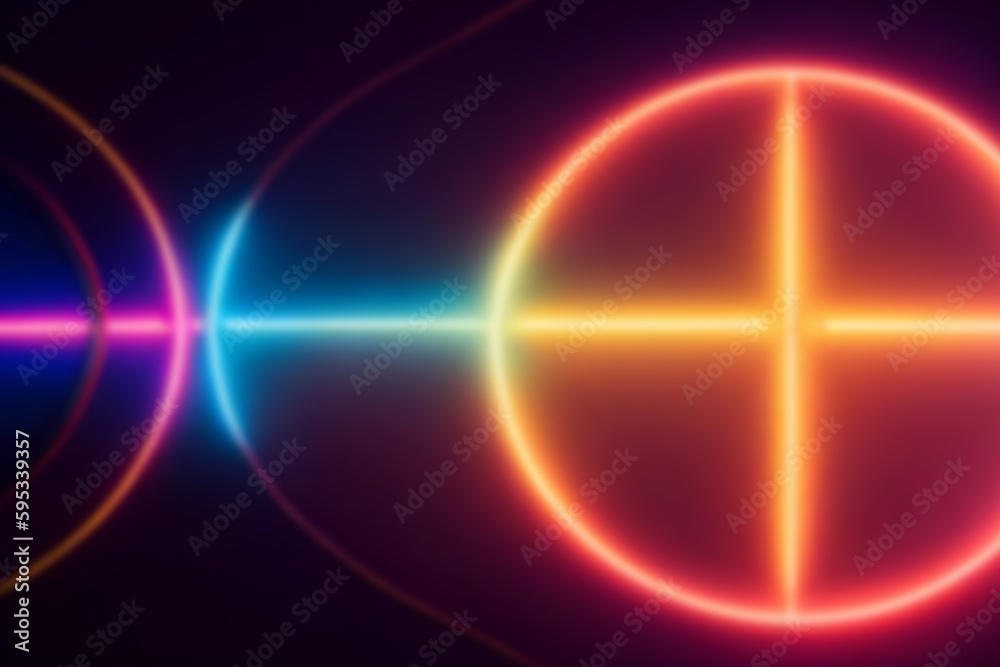 Neon lights retro cyberpunk lasers and light overlays isolated on black background Neon lights retro cyberpunk lasers and light overlays isolated on black background