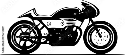 Motorcycle - High Quality Vector Logo - Vector illustration ideal for T-shirt graphic