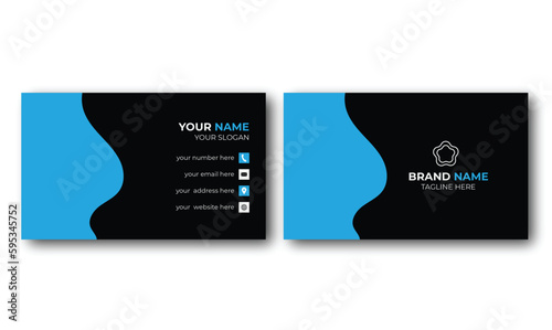 business card template, professional business card, corporate business card,
