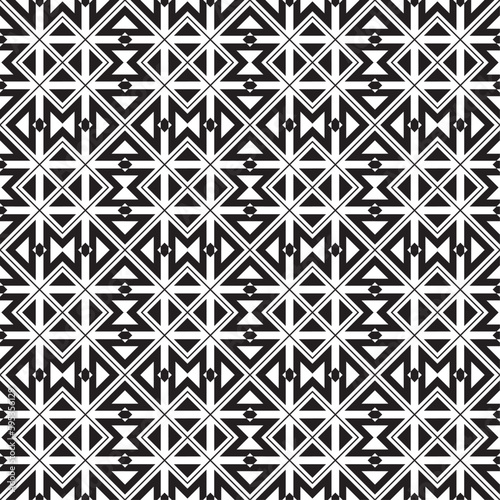 Vector seamless models. Modern stylish texture. Composition from regularly repeating geometrical element. Monochrome, simple. Vector illustrations.