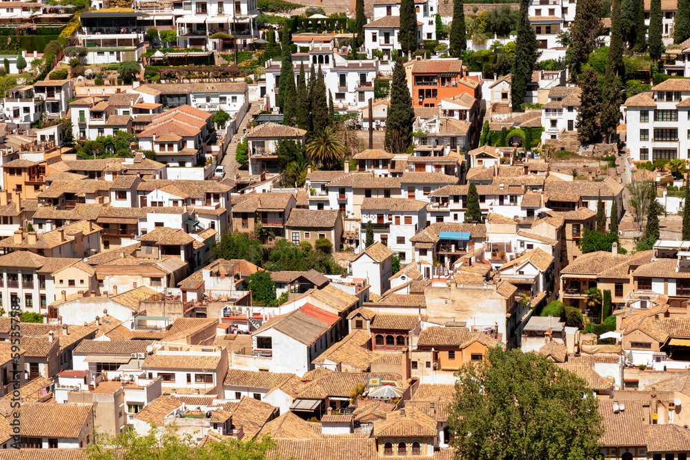 Albaicin, albaycin neighborhood. Granada 