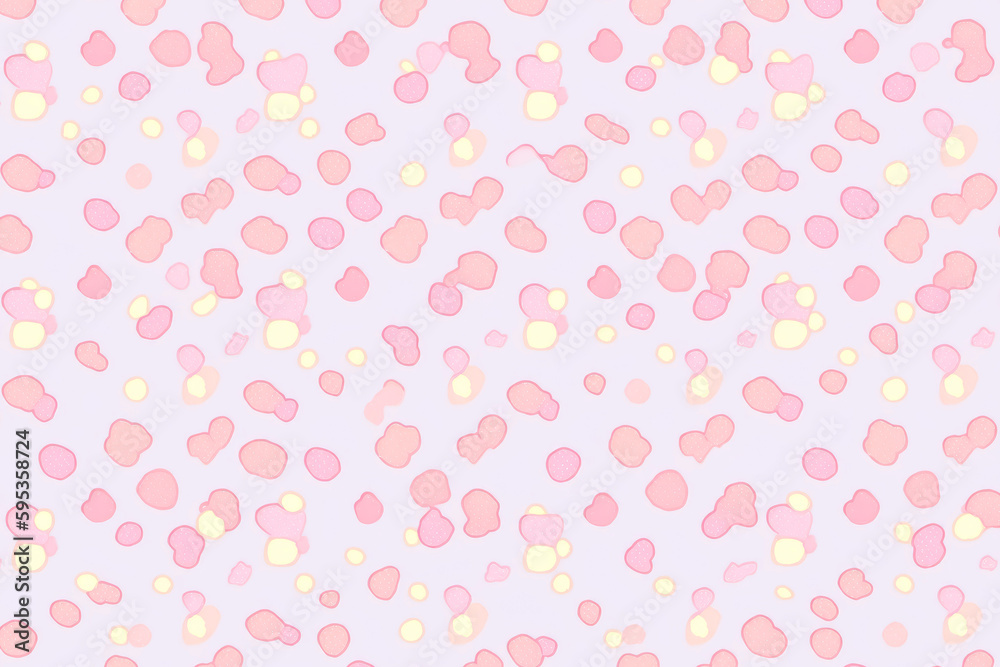 pastel pink and abstract dot bead background